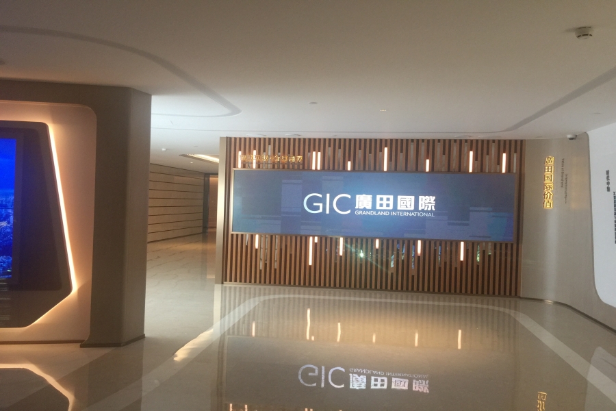 深圳裝飾集團(tuán)企業(yè)展廳設(shè)計案例